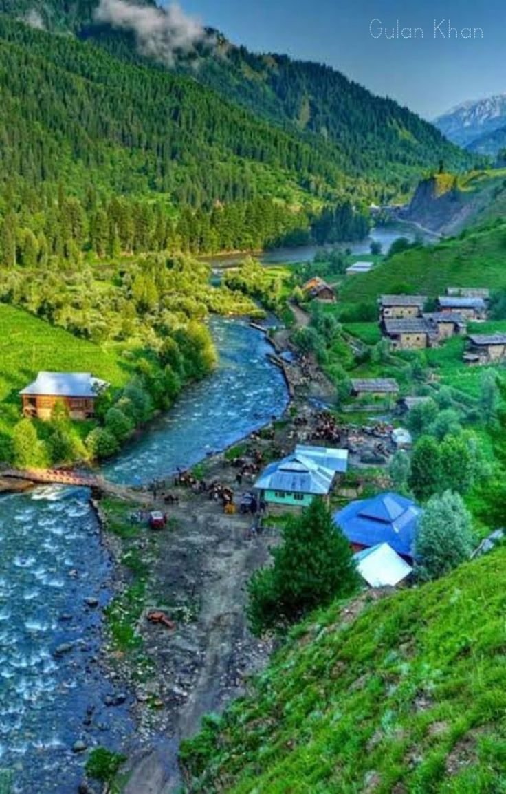 Skardu Town area view